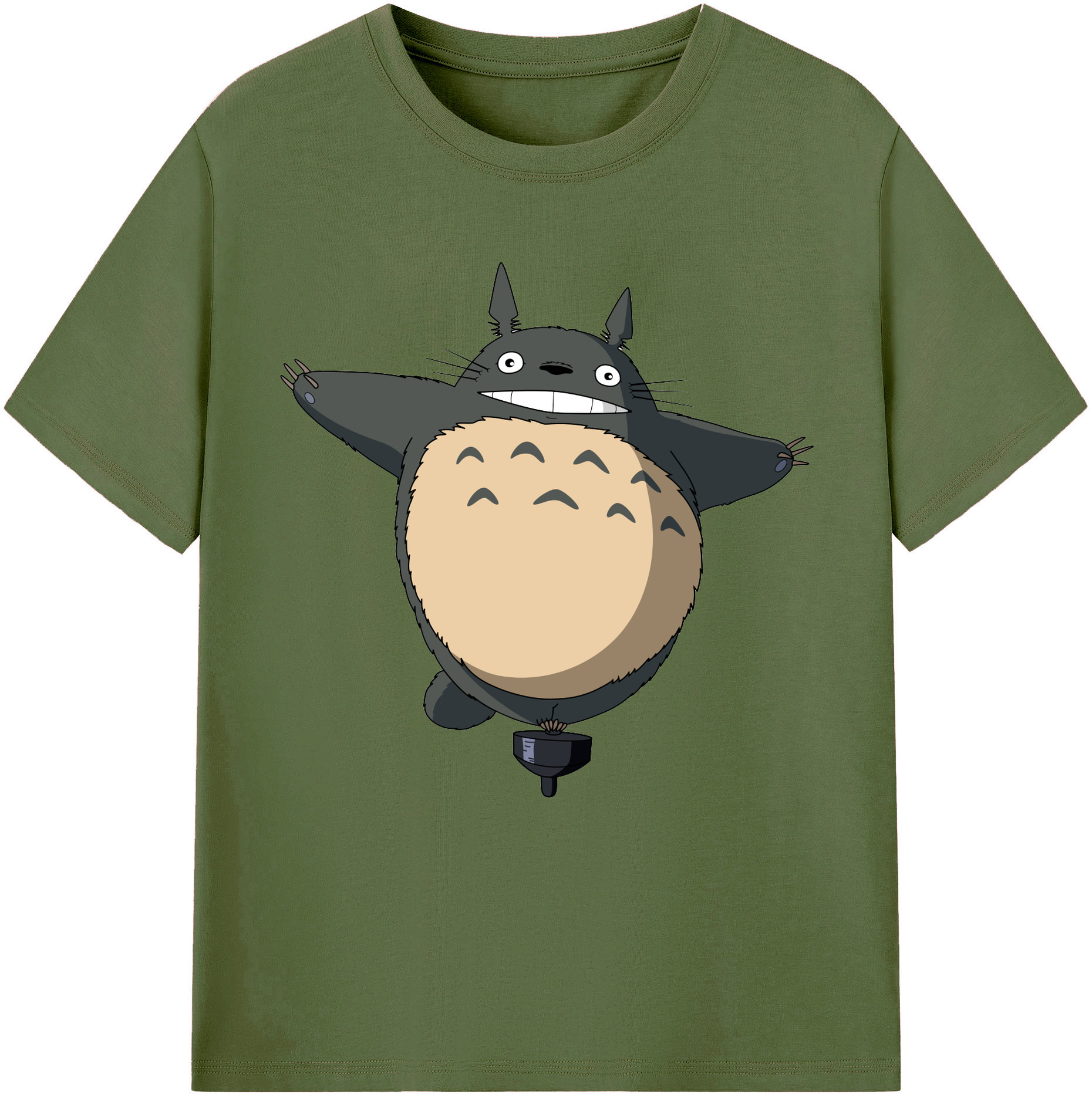 （画像用） となりのトトロ 草壁メイ 草壁サツキ My Neighbor Totoro Satsuki Kusakabe Mei Kusakabe 綿100％半袖Tシャツ（フロントプリント）